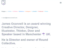 Tablet Screenshot of james-oconnell.com